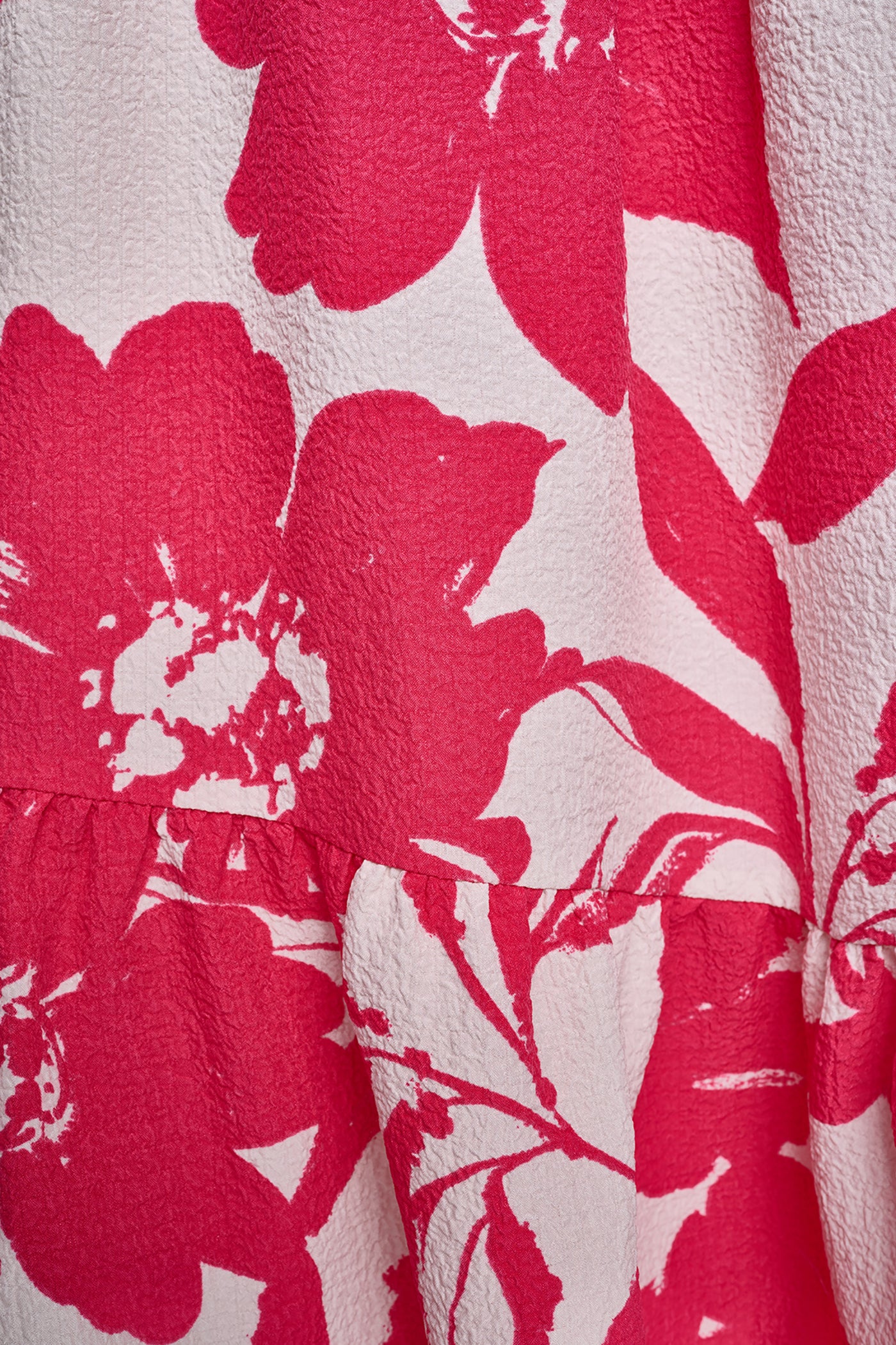 JEWEL NECK PRINTED MIDI DRESS - Image 8
