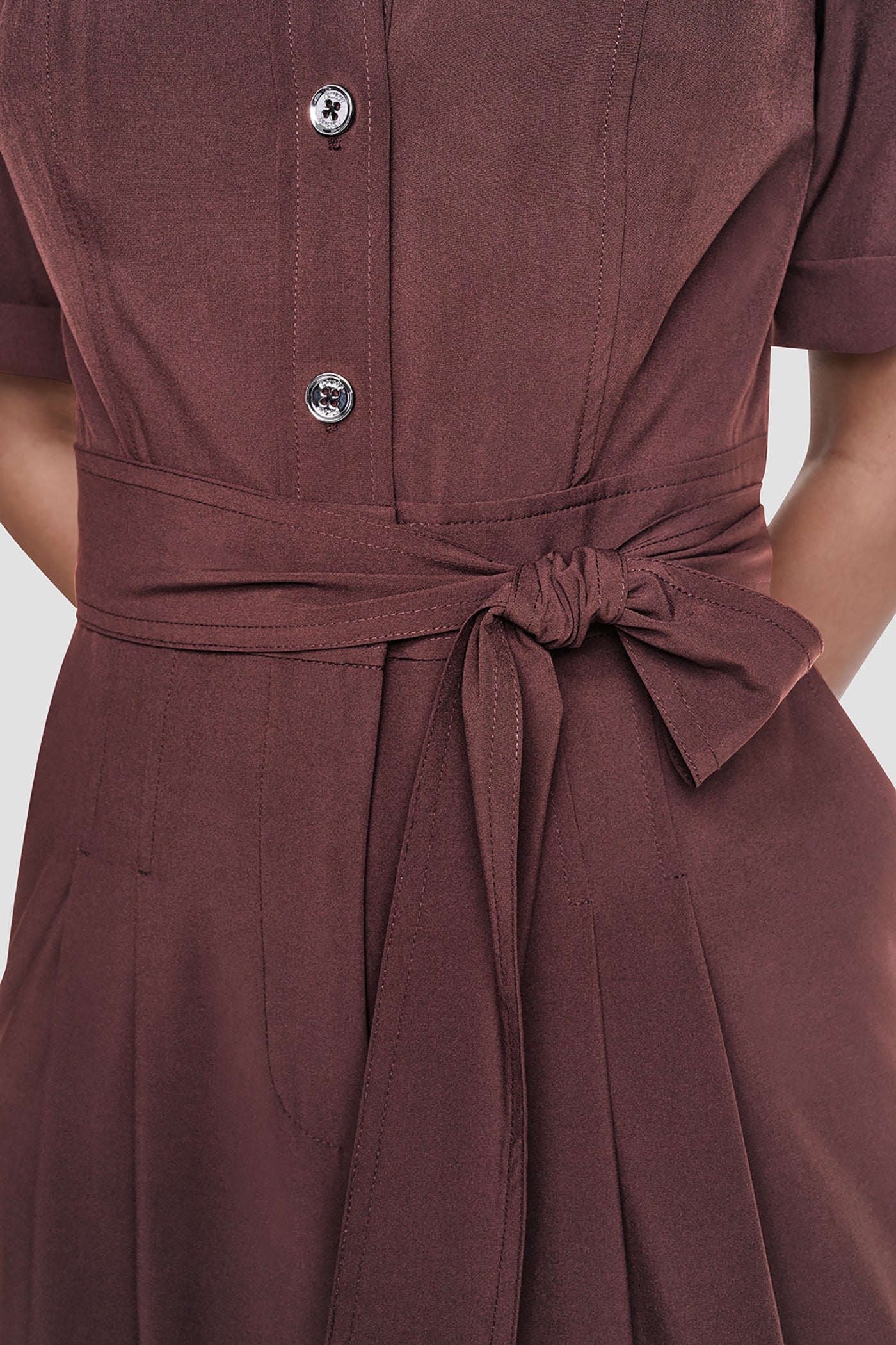 SHORT SLEEVE WIDE-LEG JUMPSUIT - Image 5