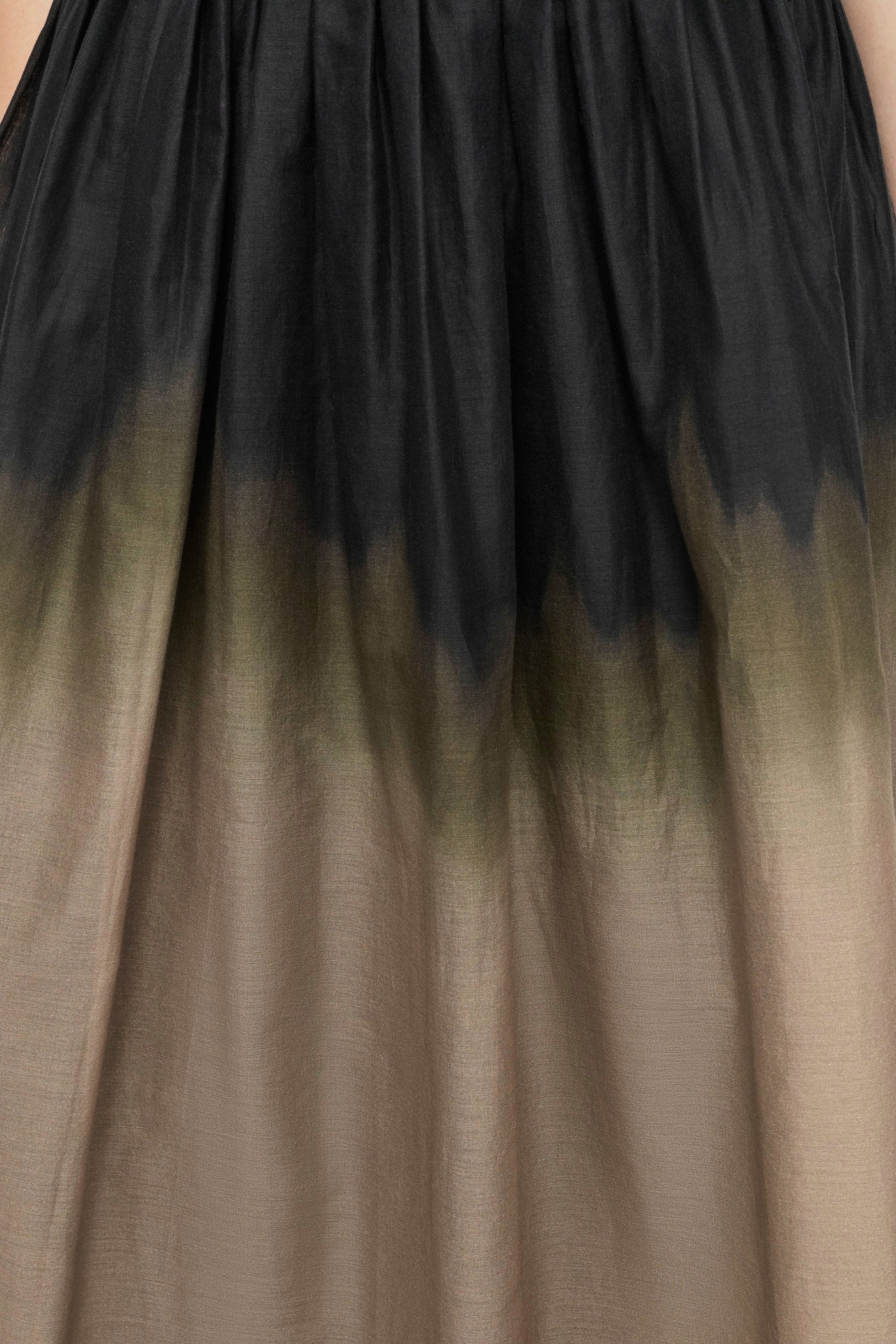 SHORT SLEEVE OMBRÉ MIDI SHIRT DRESS - Image 8