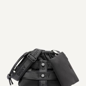 CHAYA MESH LOGO CROSSBODY BAG