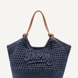 PAULA CROCHET LOGO MEDIUM COMMUTER TOTE