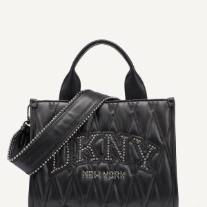 HADLEE SMALL QUILTED LOGO TOTE