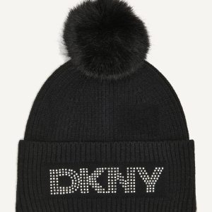 DISCO DKNY FAUX FUR POM HAT