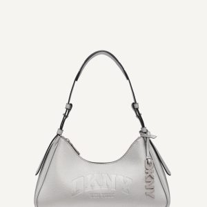 NELL LOGO EMBOSSED SHOULDER BAG