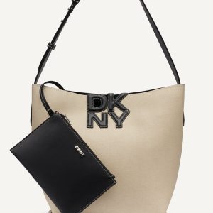 NICOLE LOGO BUCKET BAG