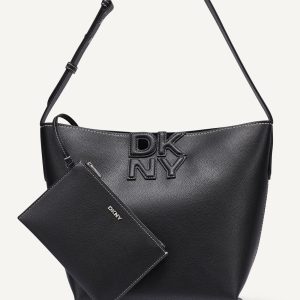 NICOLE LOGO BUCKET BAG