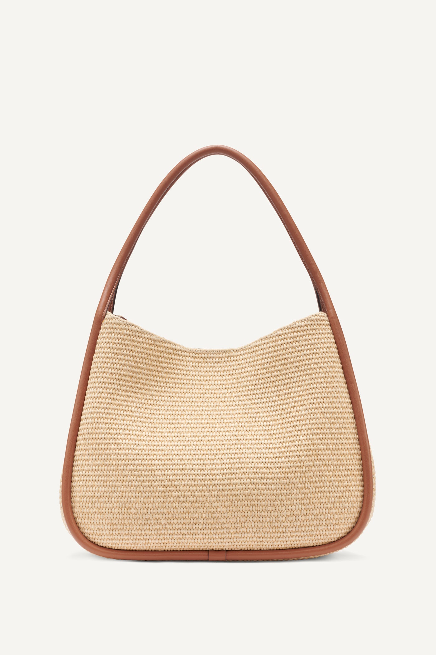 CAPRI WOVEN STRAW LARGE HOBO BAG - Image 4