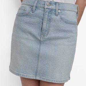 MINI SKIRT WITH RHINESTONE EMBELLISHMENT