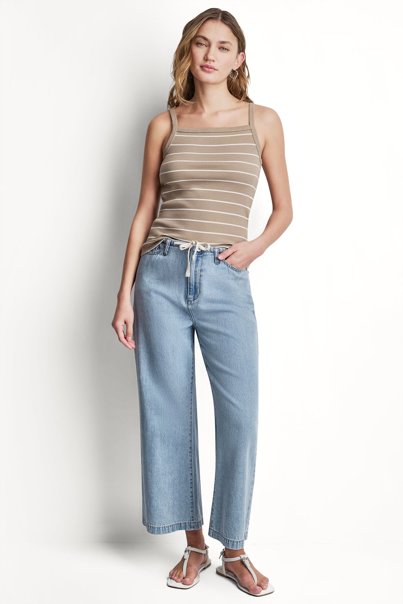 MID-RISE DRAWCORD WIDE LEG - Image 5