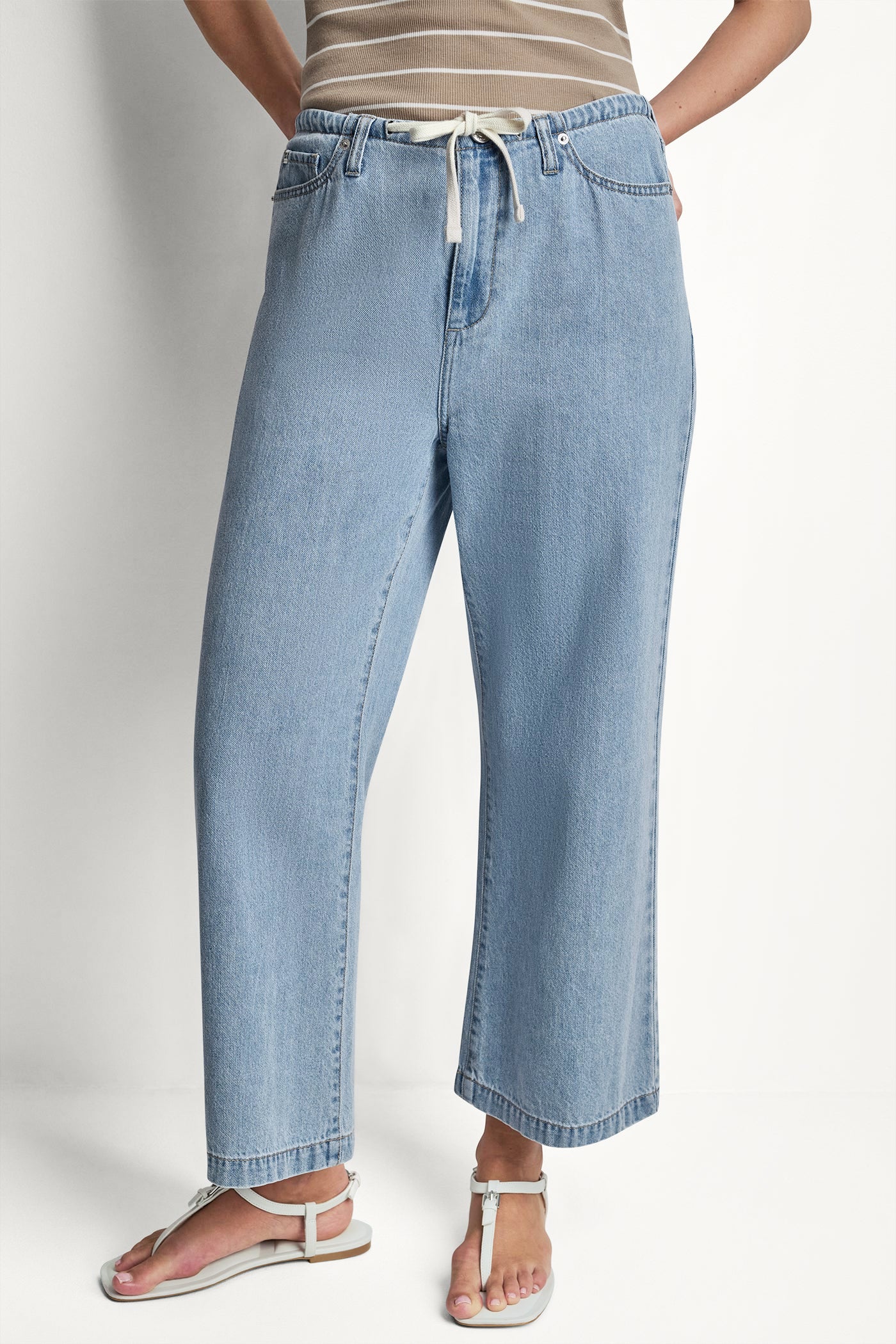 MID-RISE DRAWCORD WIDE LEG - Image 2