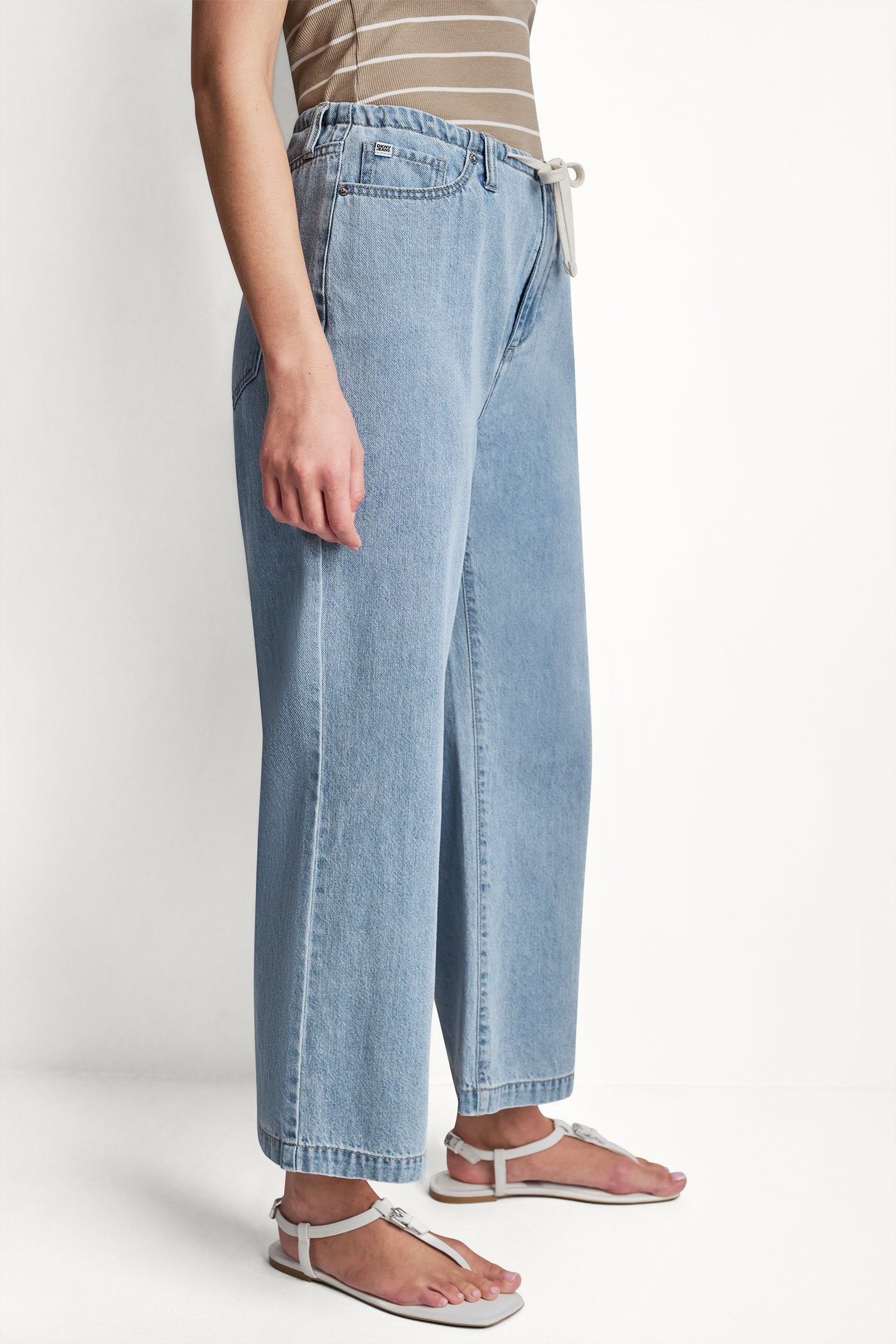 MID-RISE DRAWCORD WIDE LEG - Image 4
