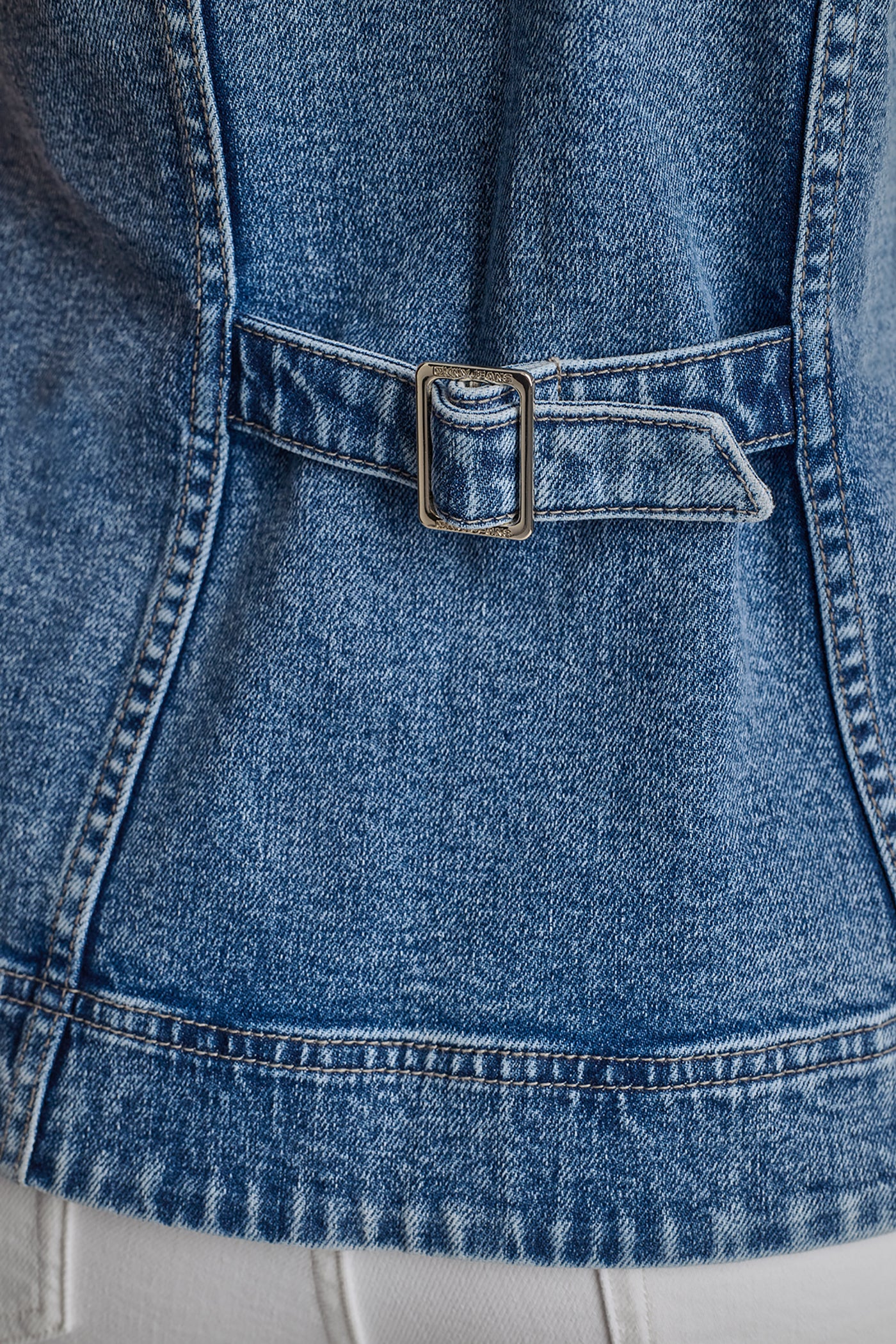 LONGLINE DENIM VEST - Image 7
