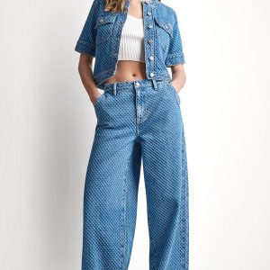 MID-RISE WIDE LEG WITH SLASH POCKETS