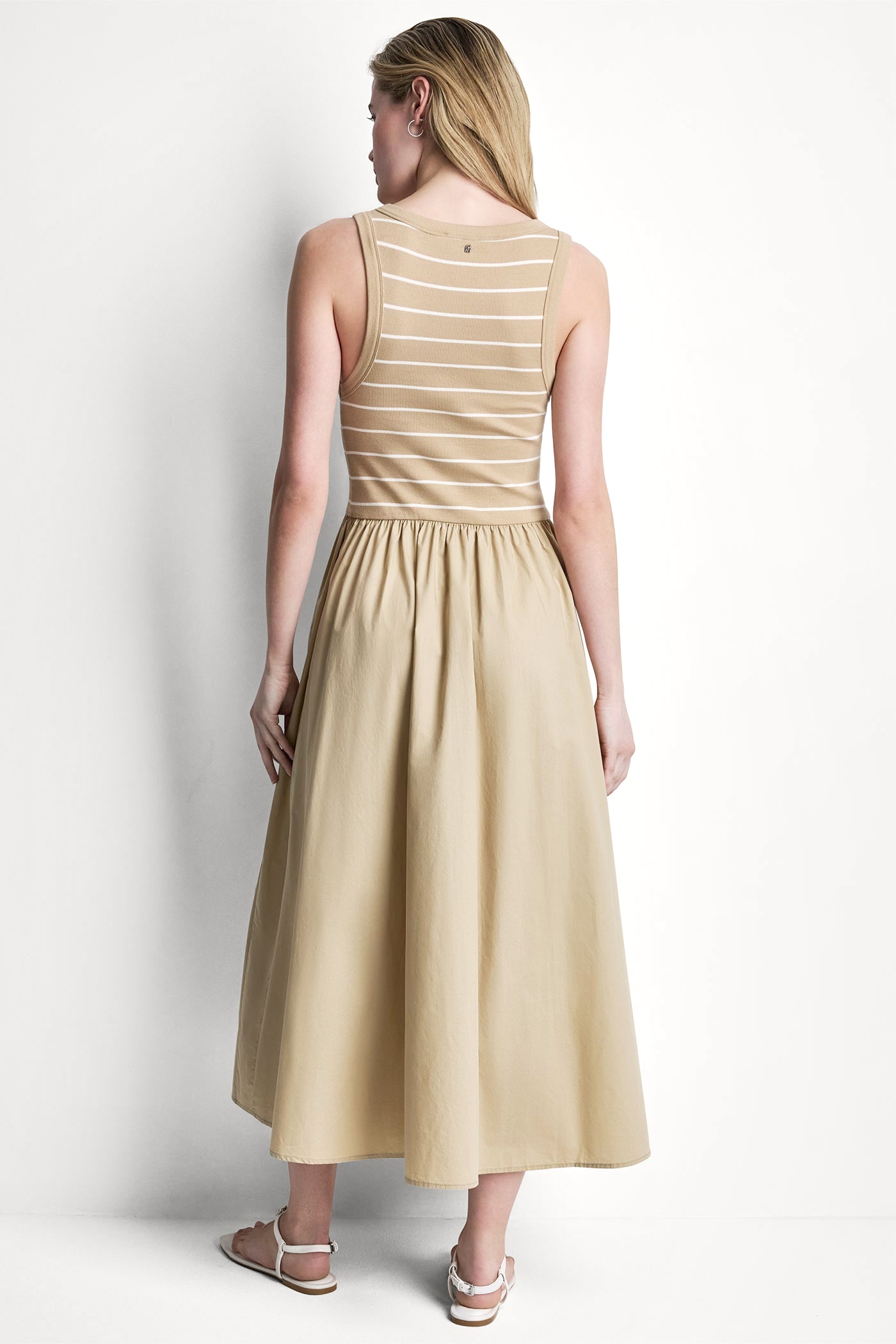 RIB HENLEY TANK MAXI DRESS - Image 3