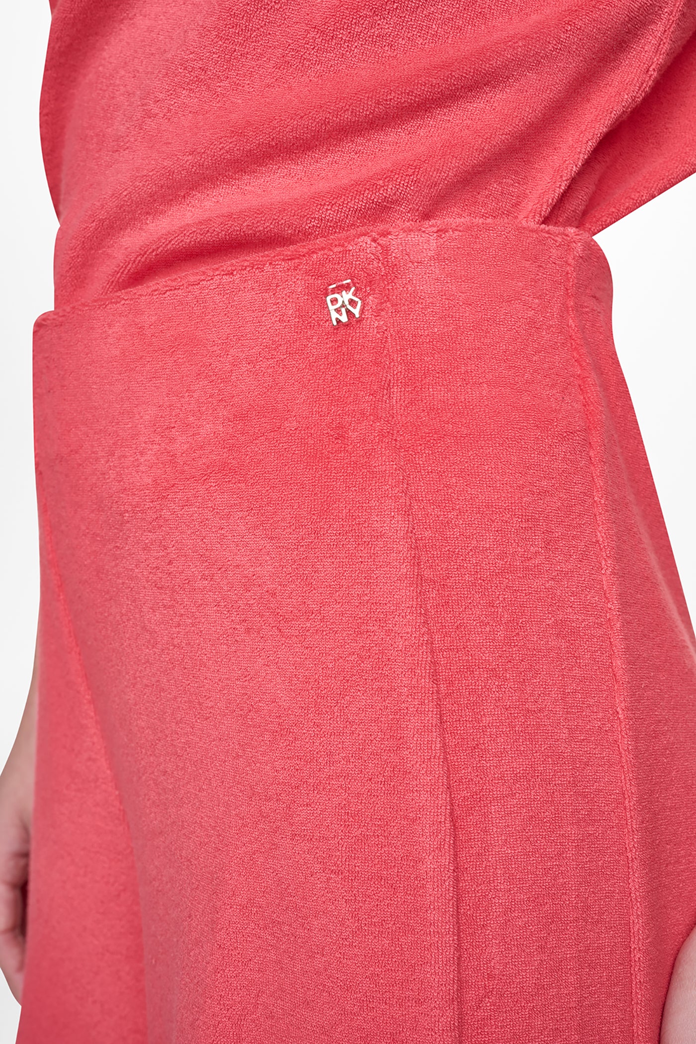 TOWELLING TERRY HIGH RISE WIDE LEG PANT - Image 6