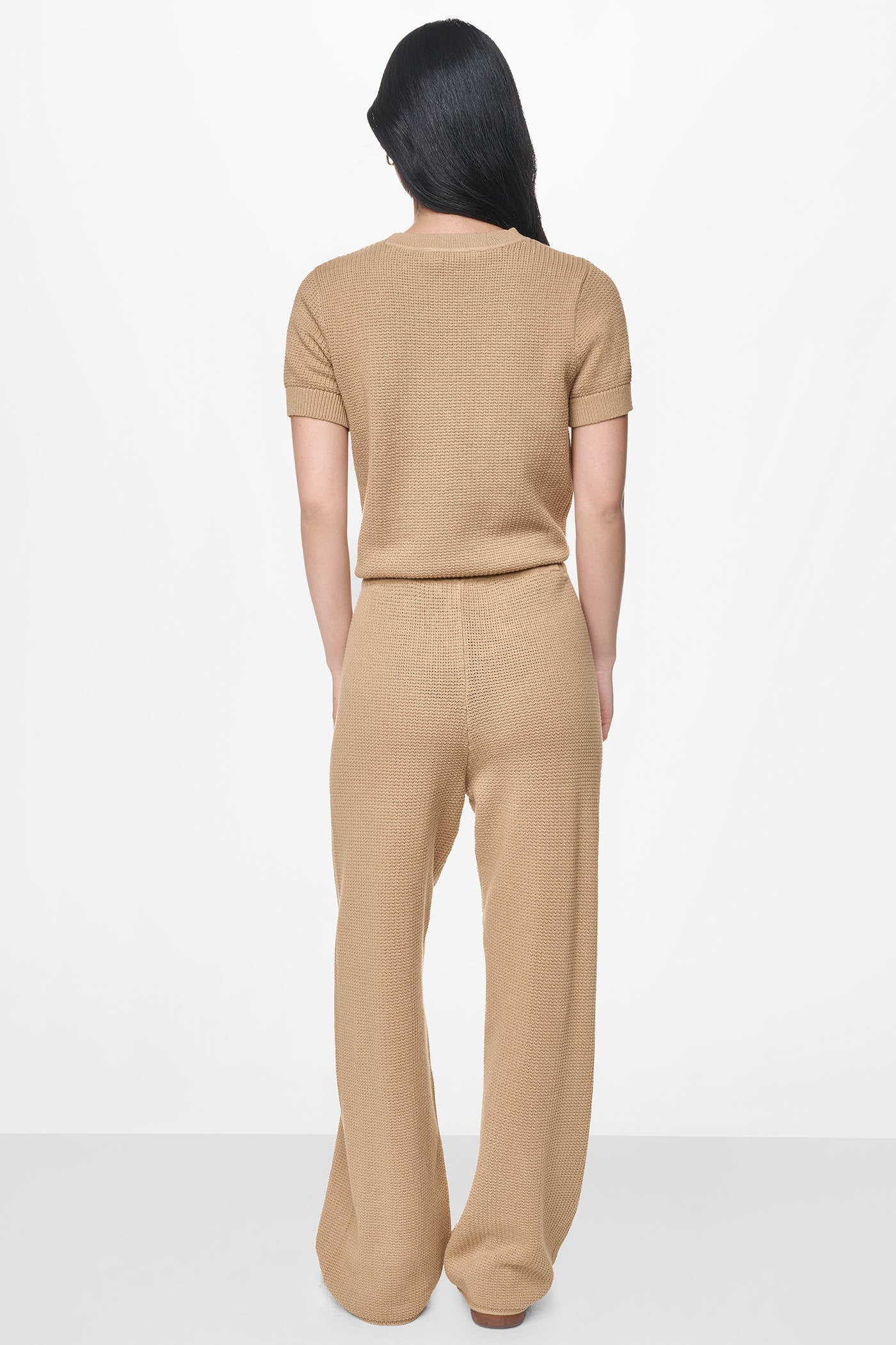 TUCK STITCH HIGH-RISE DRAWSTRING PANT - Image 6