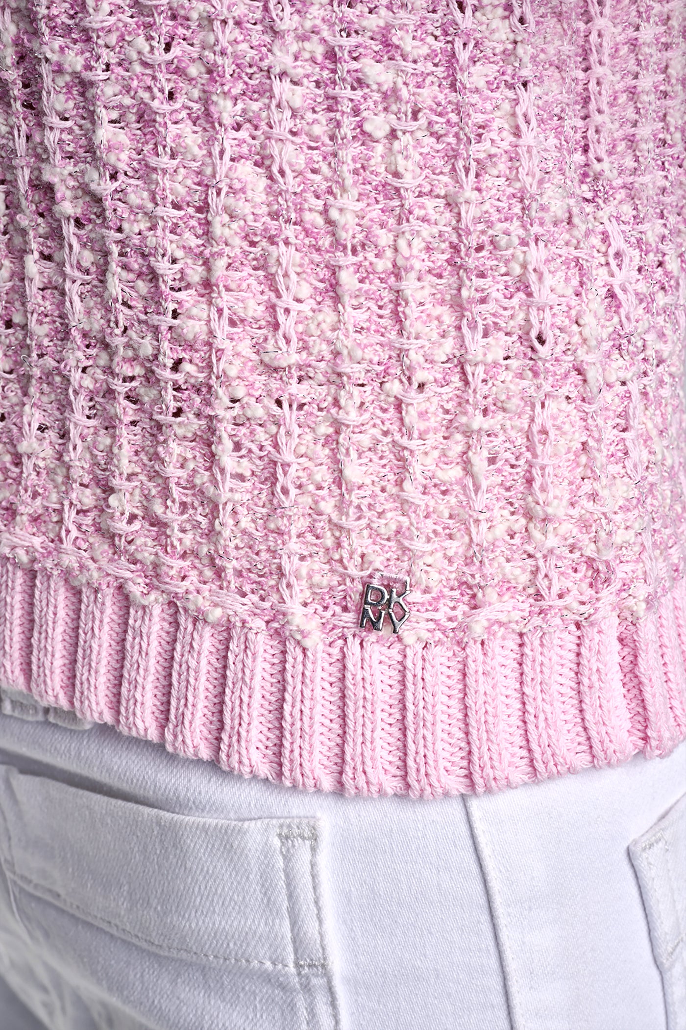 SLEEVELESS FRINGE TRIM SWEATER - Image 9