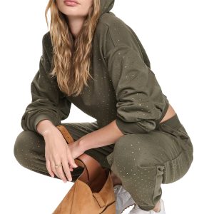 RHINESTONE HOODIE
