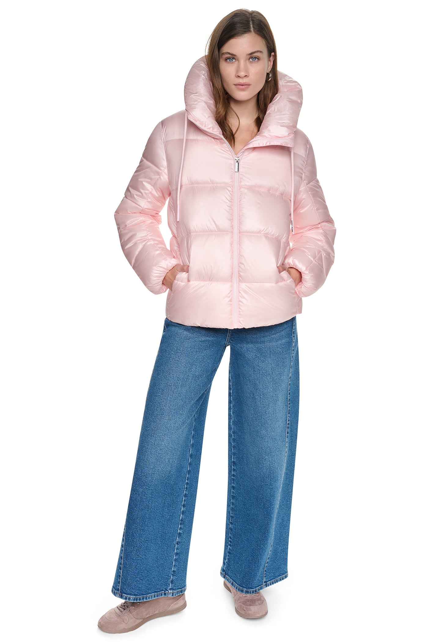 QUILTED PUFFER WITH DRAMA COLLAR - Image 6