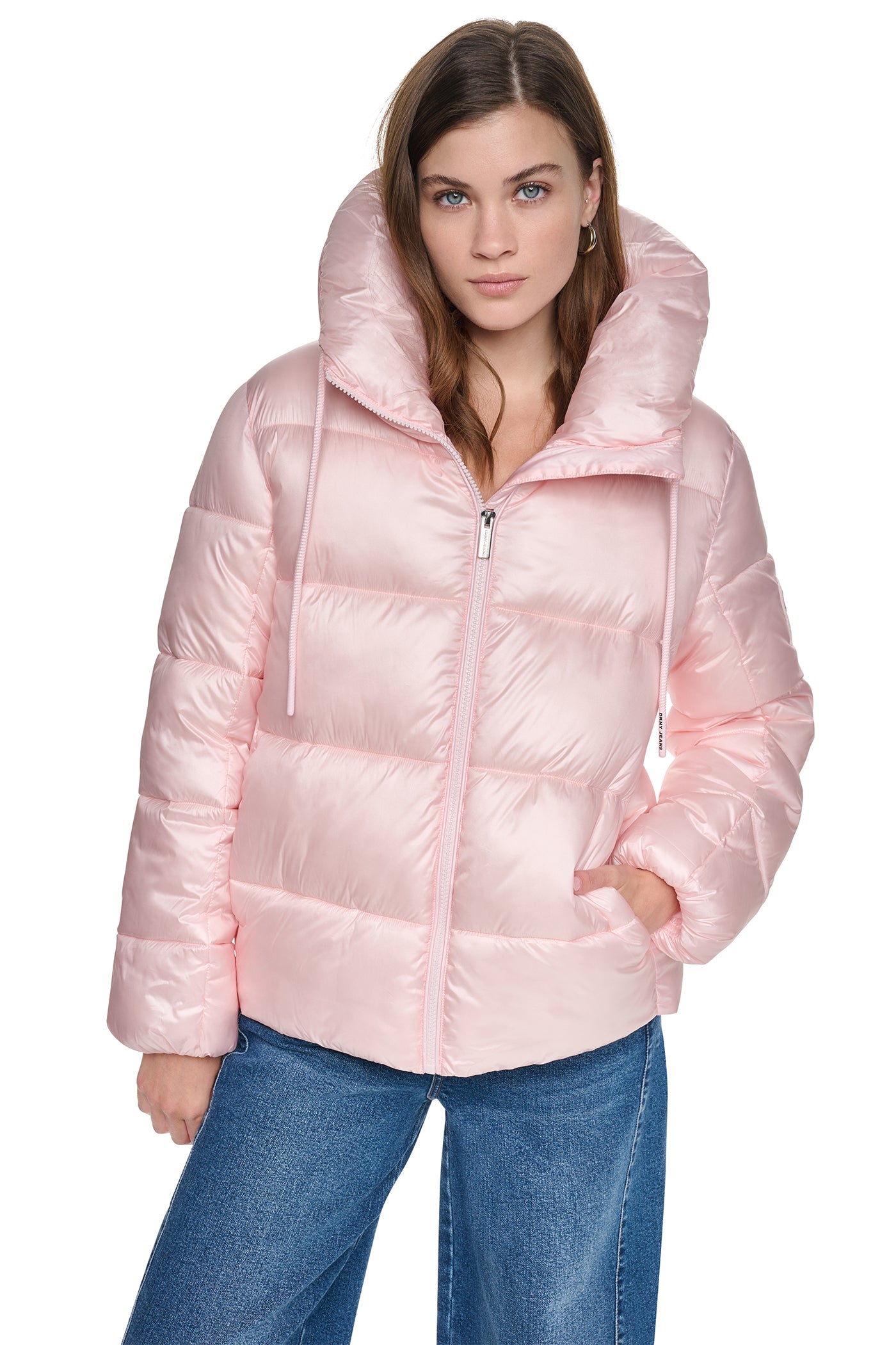 QUILTED PUFFER WITH DRAMA COLLAR - Image 5