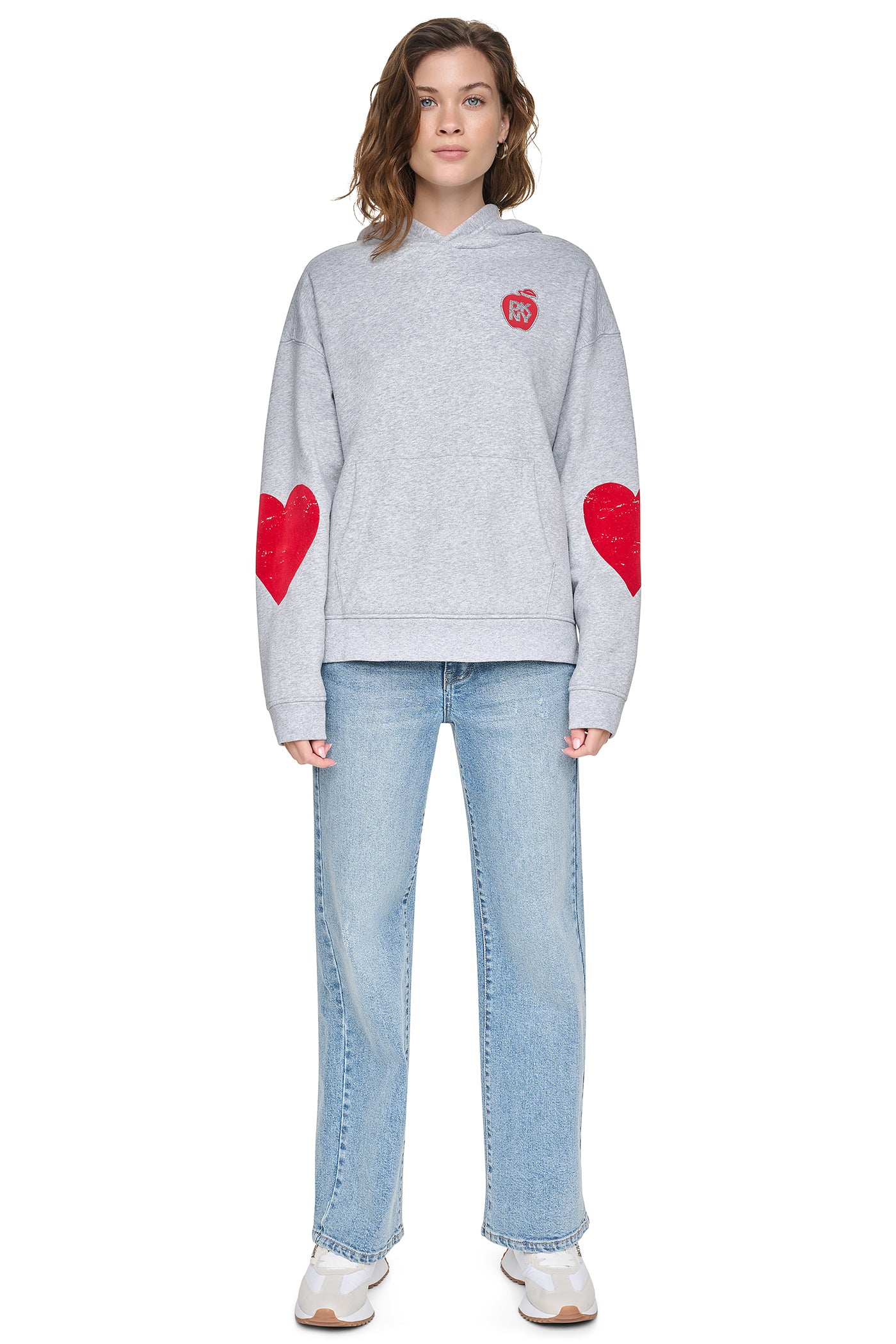 OVERSIZED BIG APPLE LOGO HOODIE - Image 5