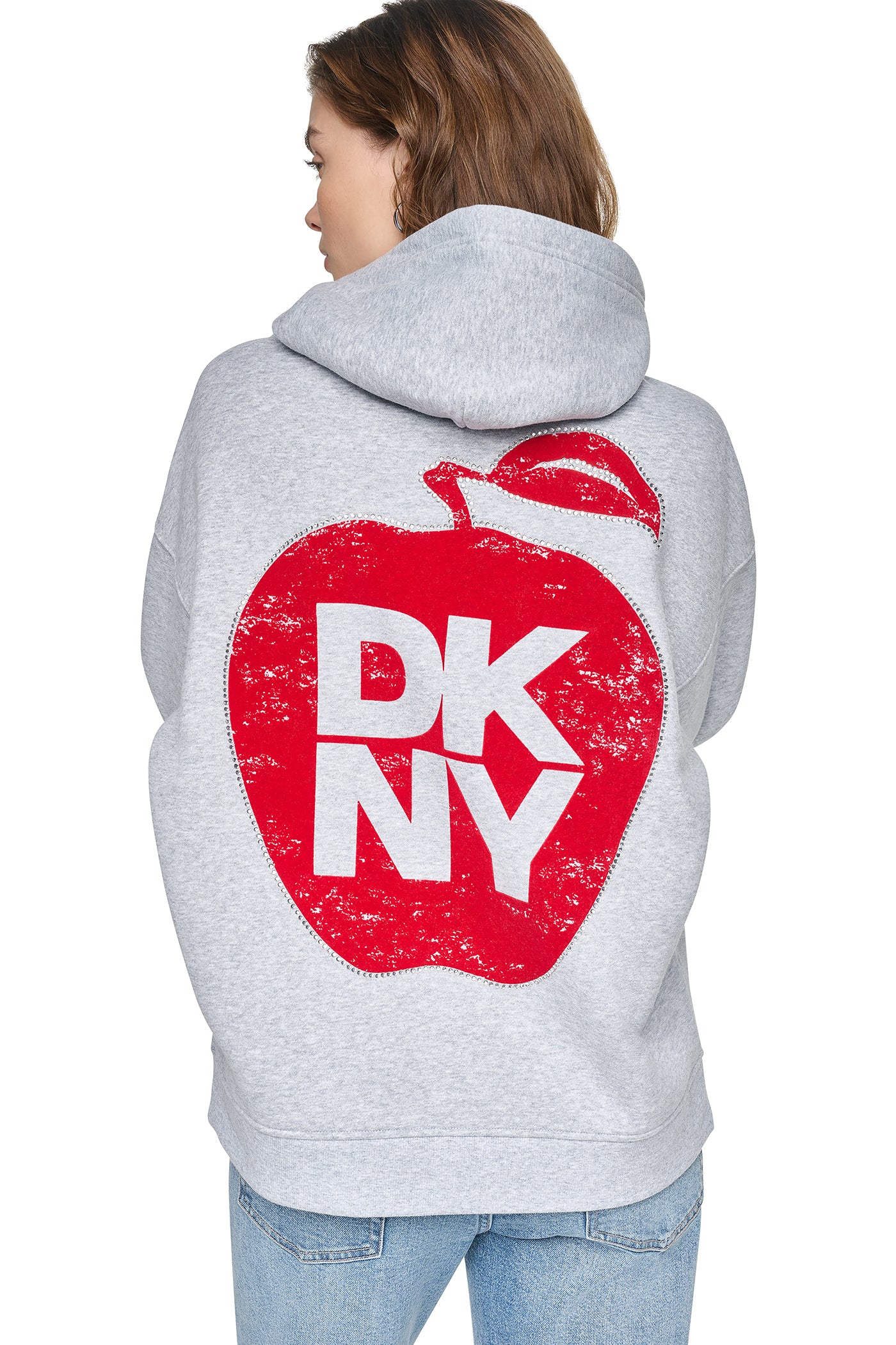 OVERSIZED BIG APPLE LOGO HOODIE - Image 2