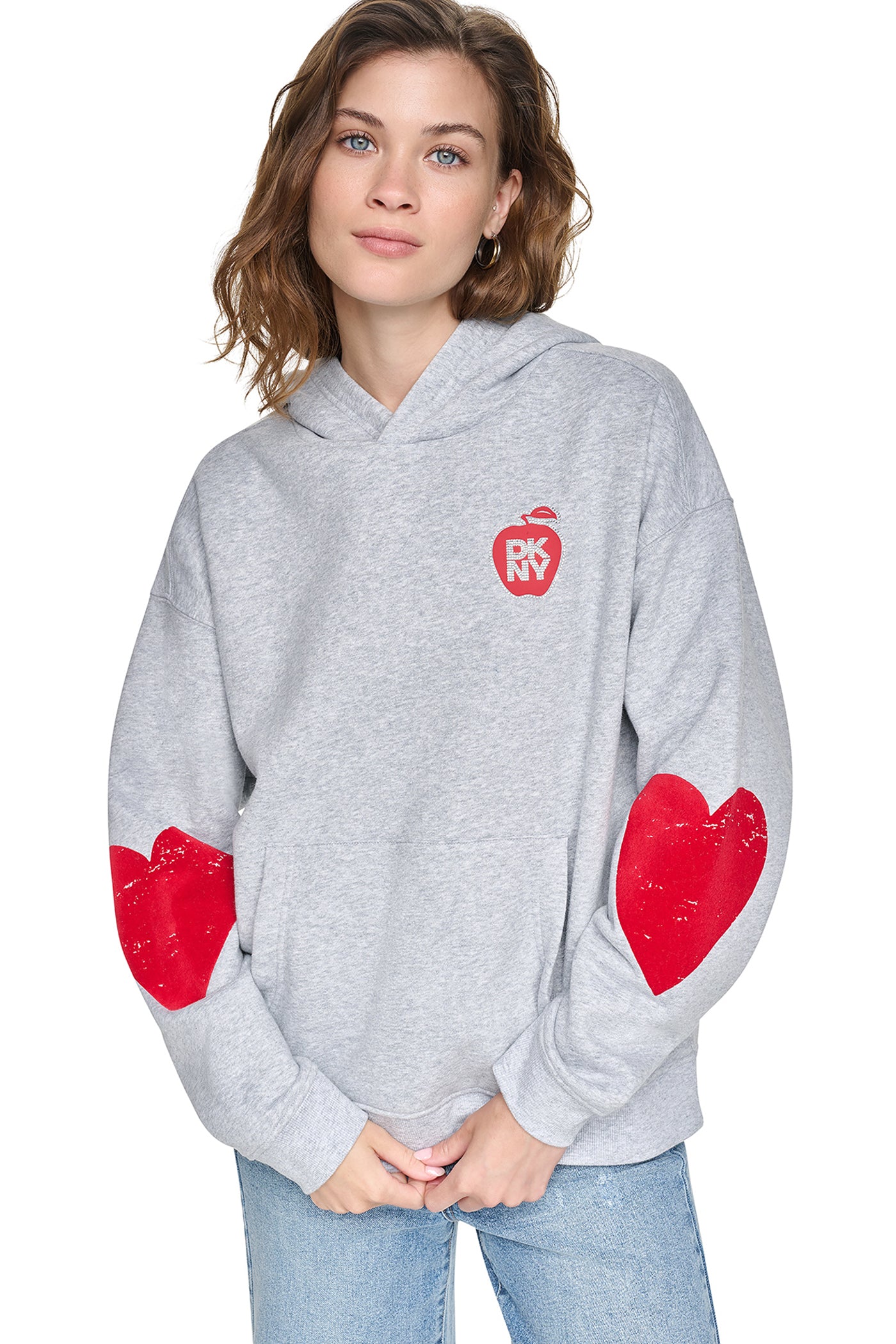OVERSIZED BIG APPLE LOGO HOODIE