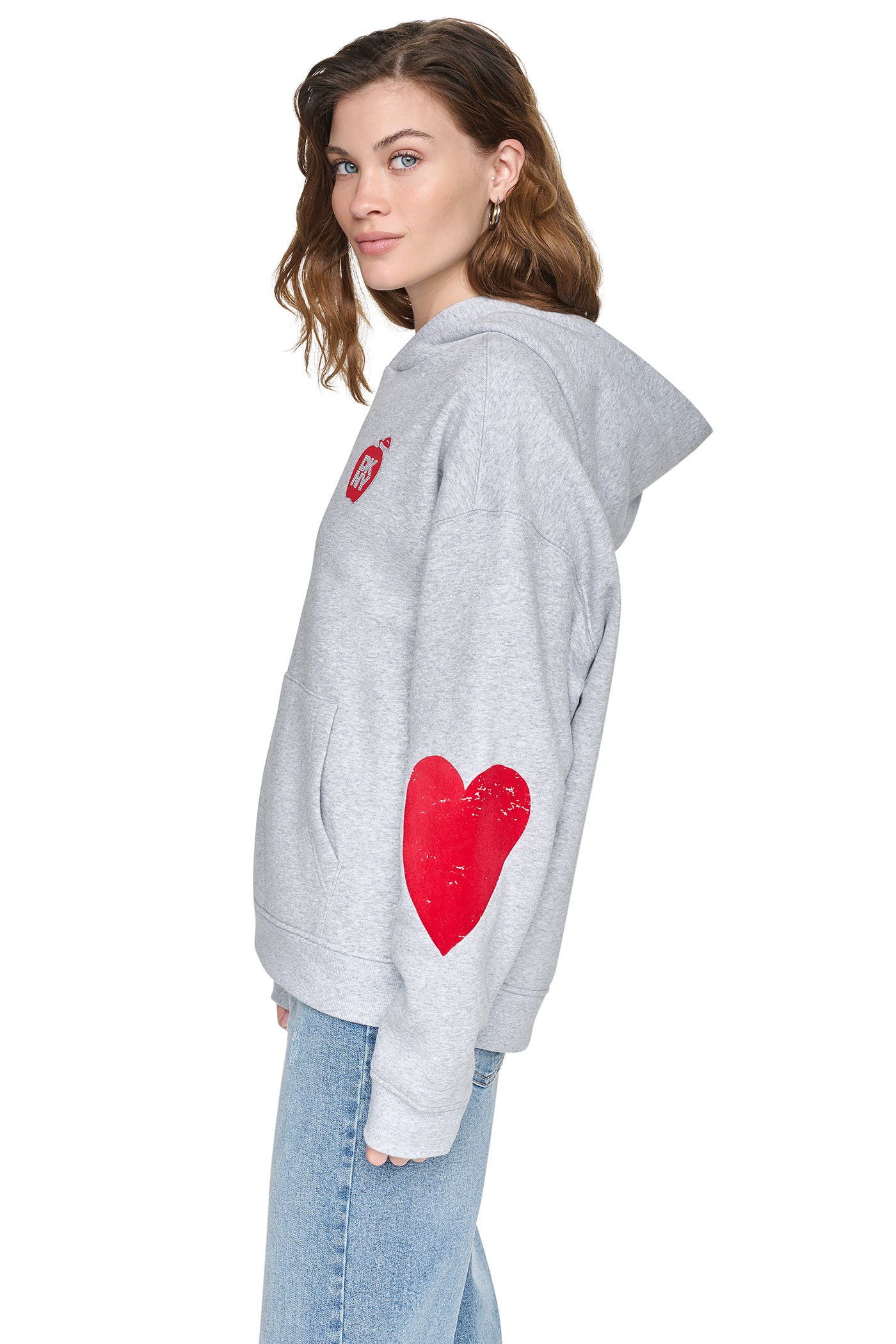 OVERSIZED BIG APPLE LOGO HOODIE - Image 4