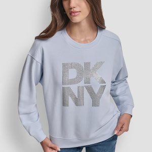 EMBELLISHED LOGO SWEATSHIRT