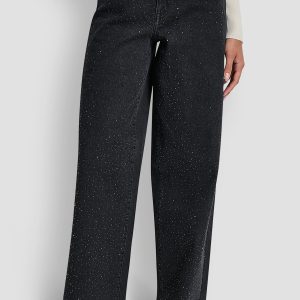 HIGH-RISE WIDE LEG WITH RHINESTONE EMBELLISHMENT