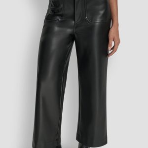 HIGH-RISE CROPPED WIDE LEG PANT