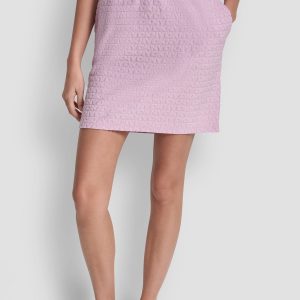 LOGO JACQUARD PULL-ON SKIRT
