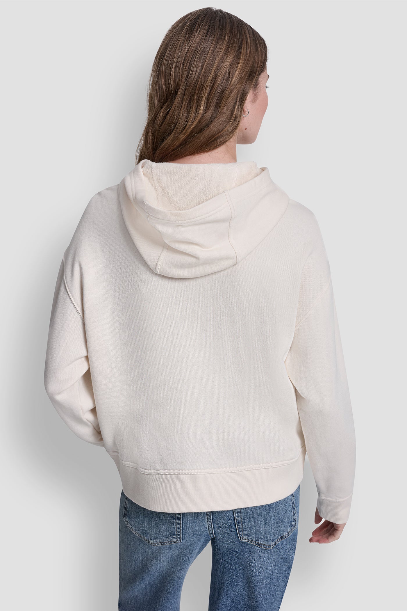 STACKED RHINESTONE FOIL LOGO HOODIE - Image 3