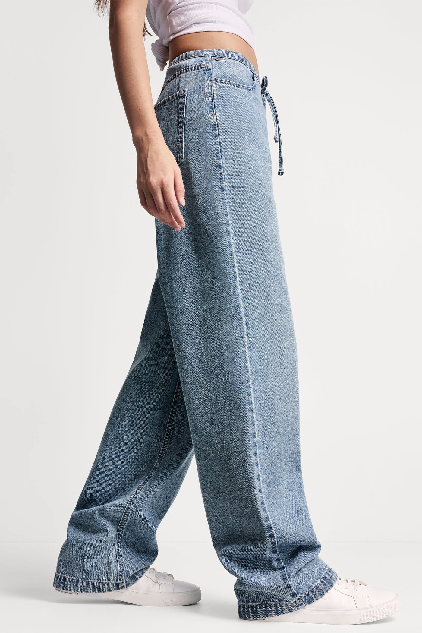 MID-RISE RELAXED STRAIGHT LEG WITH DRAWCORD - Image 4