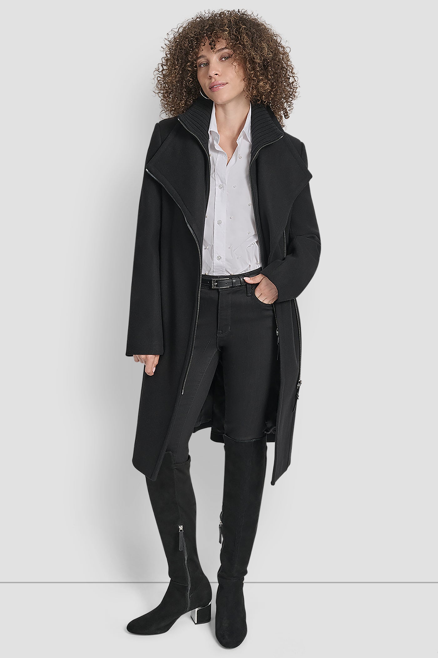 WOOL WRAP JACKET WITH INSERT - Image 10