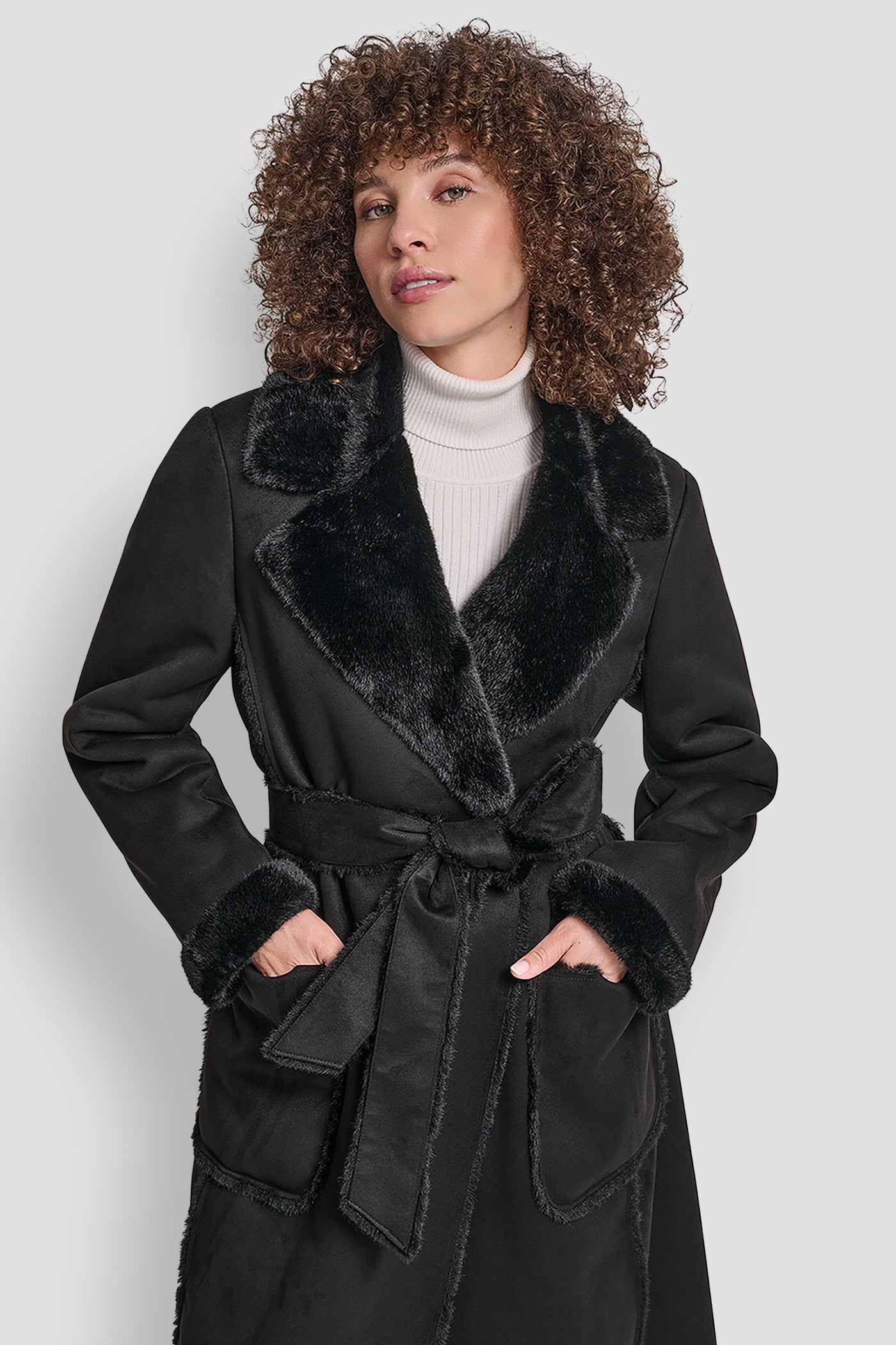 BELTED FAUX SHERLING - Image 5
