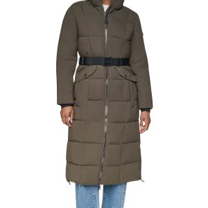 MAXI PUFFER WITH BELT