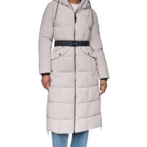 MAXI PUFFER WITH BELT