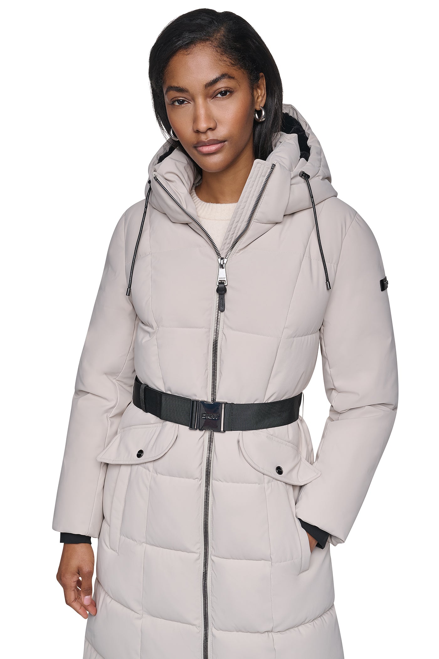 MAXI PUFFER WITH BELT - Image 2