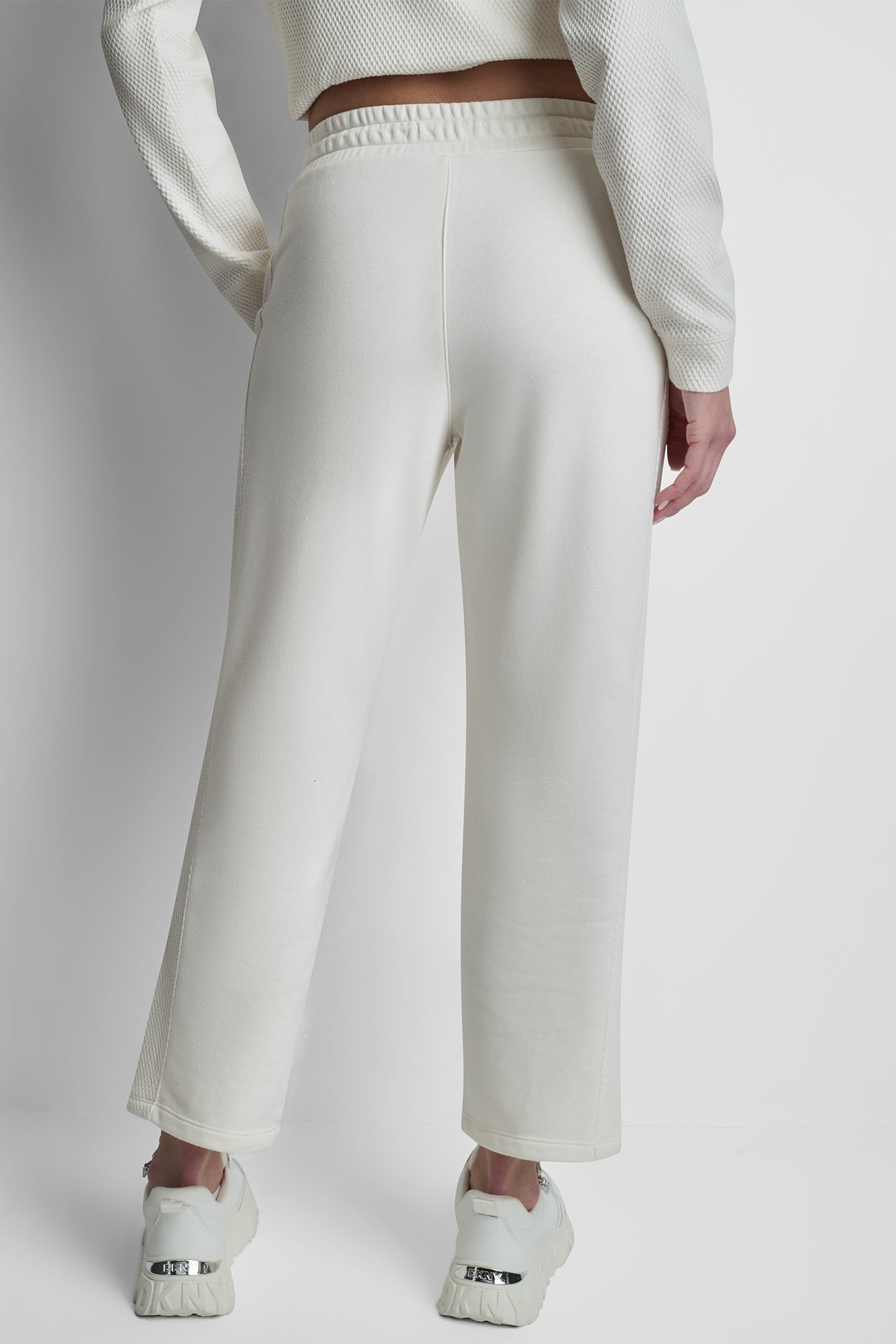 JACQUARD MIX HIGH-RISE ANKLE PANT - Image 3