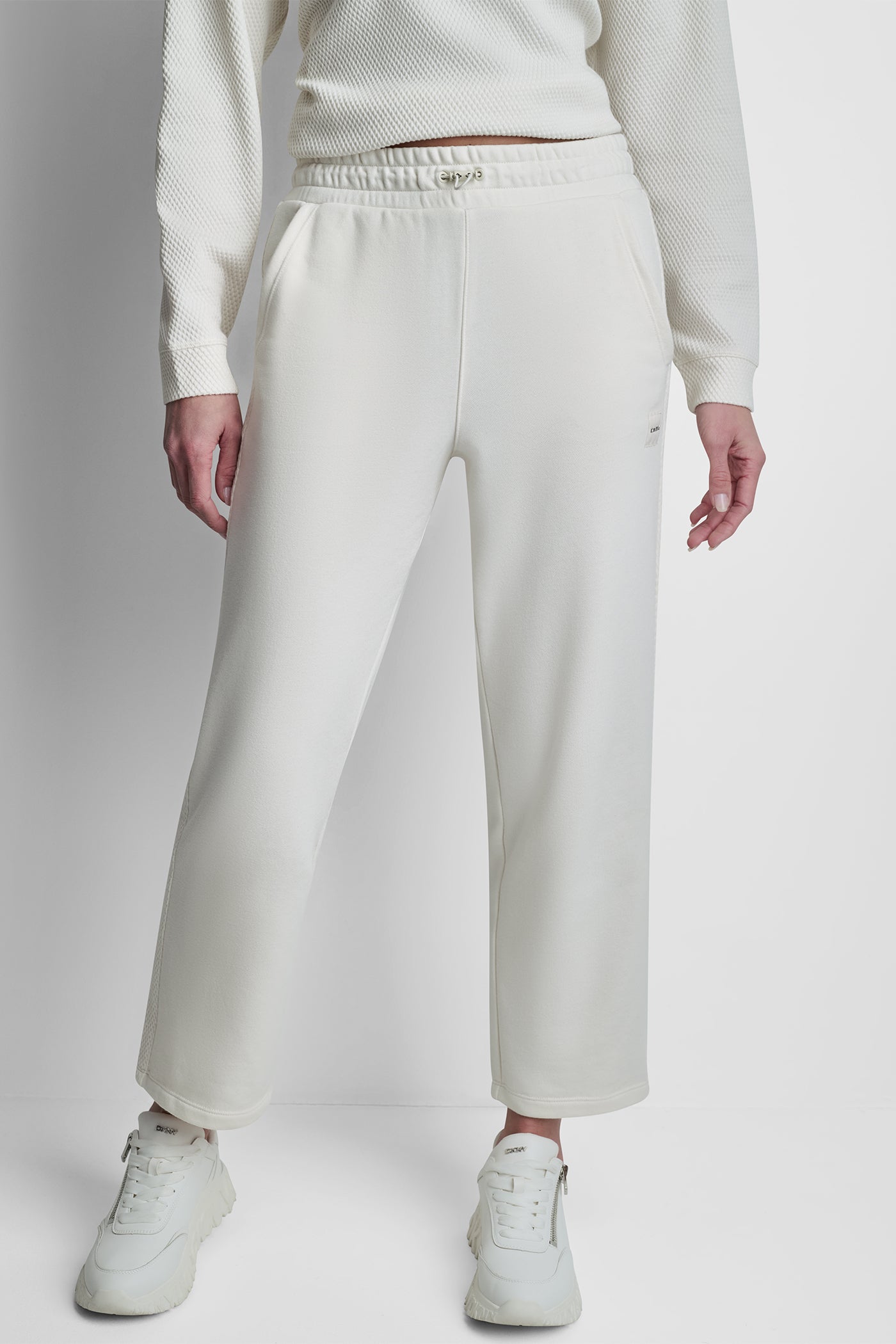 JACQUARD MIX HIGH-RISE ANKLE PANT - Image 2