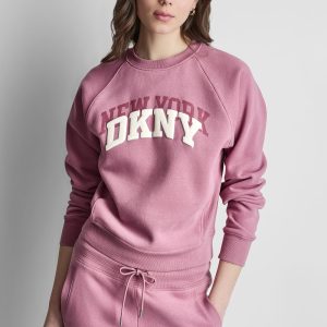SHADOW VARSITY LOGO CREW NECK