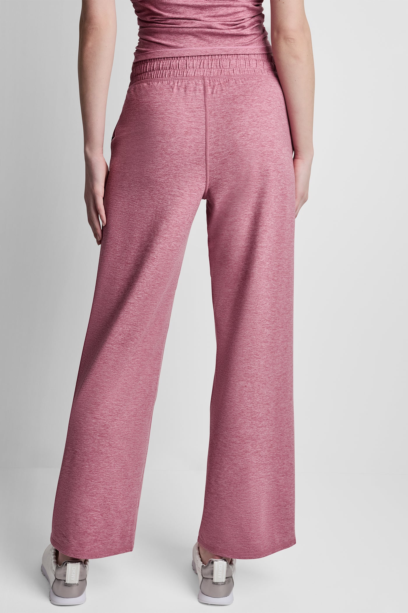 MID-RISE SPACEDYE WIDE-LEG PANT - Image 4