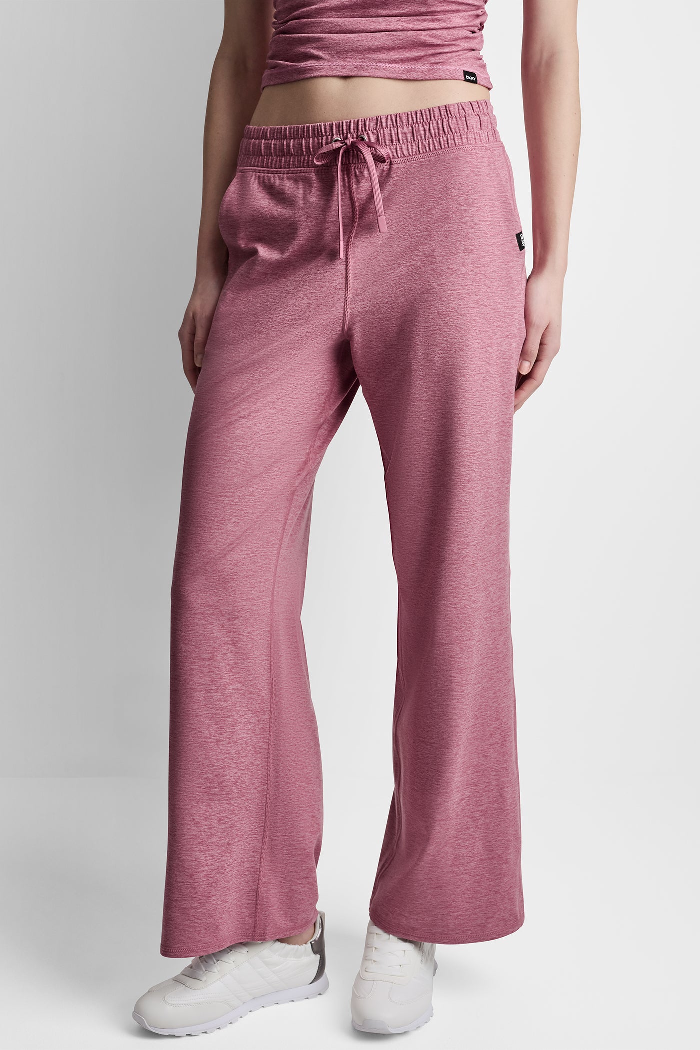 MID-RISE SPACEDYE WIDE-LEG PANT - Image 3