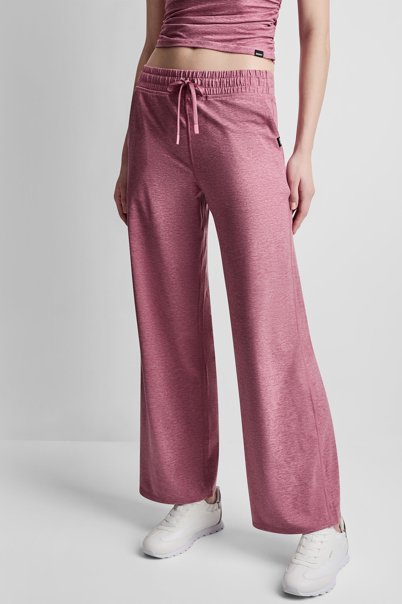 MID-RISE SPACEDYE WIDE-LEG PANT - Image 5