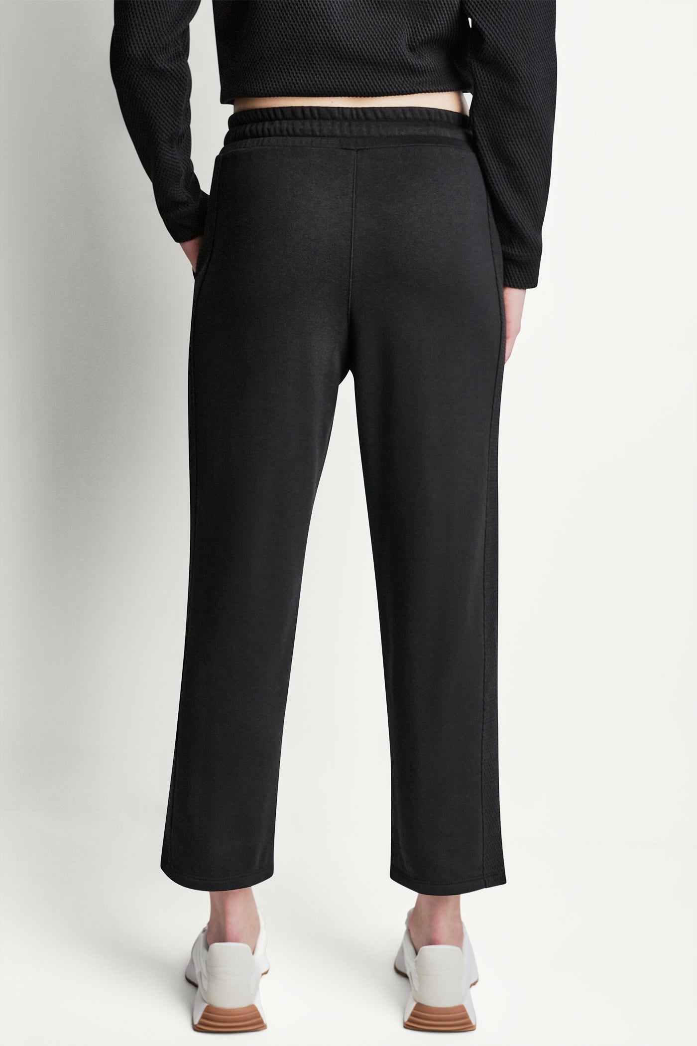 JACQUARD MIX HIGH-RISE ANKLE PANT - Image 3