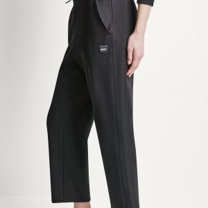 JACQUARD MIX HIGH-RISE ANKLE PANT