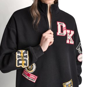 CAMPUS PATCH OVERSIZED QUARTER-ZIP