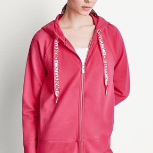 TWO-TONE LOGO DRAWSTRING HOODIE