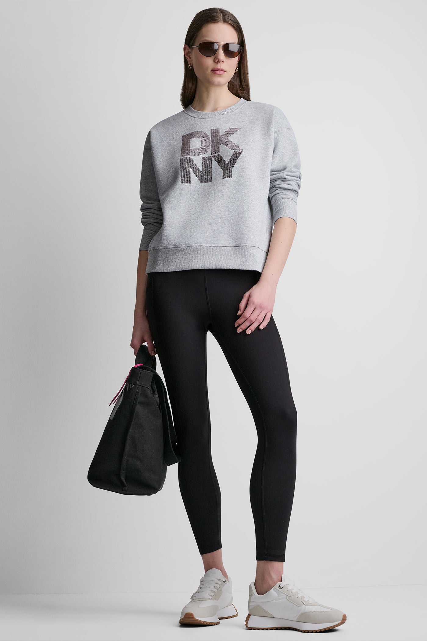STACKED RHINESTONE LOGO PULLOVER - Image 7